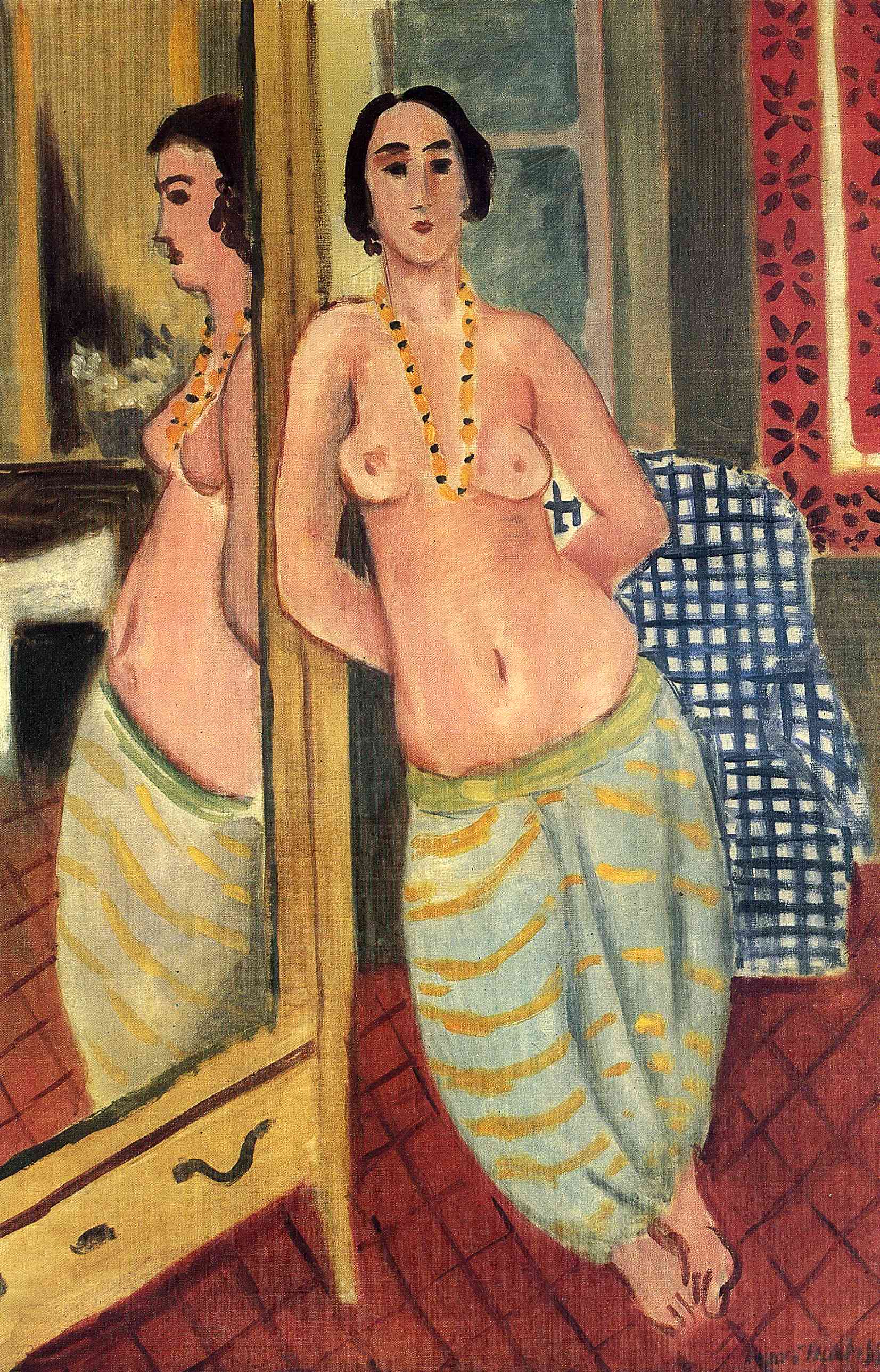 Henri Matisse - Standing Odalisque Reflected in a Mirror 1923